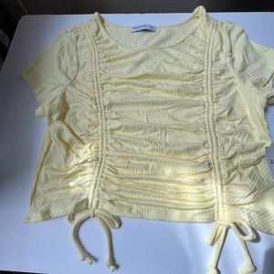 Frozen yellow blouse